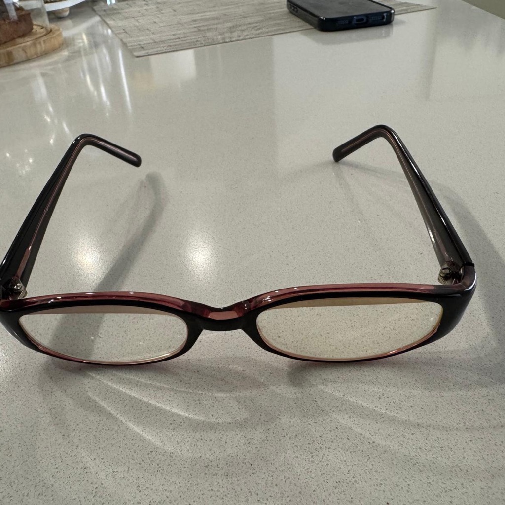 Coasch Glasses In Black And Dark Red